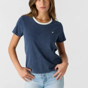 Women's Sophie Ringer Tee Navy